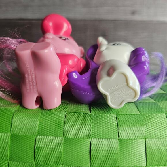 Lot of 2 My Little Pony 2018 McDonald's Cutie Happy Meal Toys with Combs Gift - Picture 5 of 5